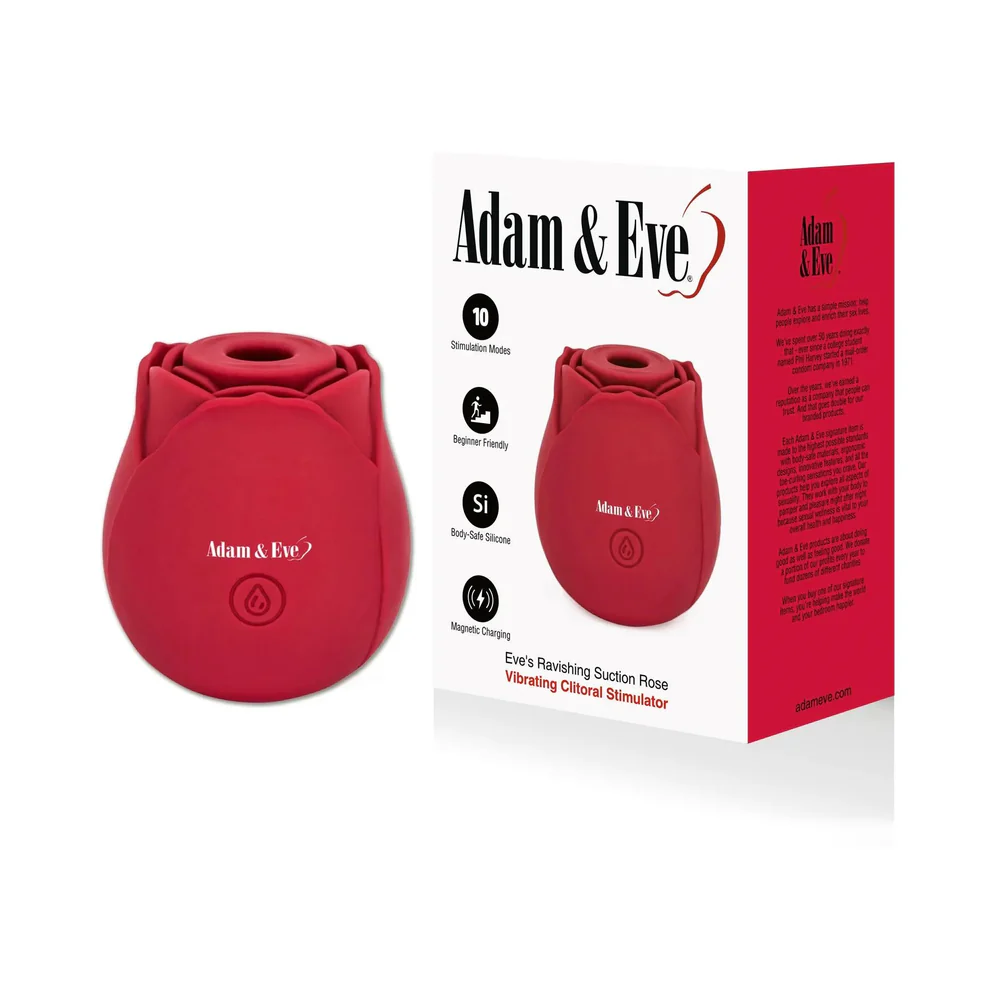 Adam &amp; Eve Eve&#39;s Ravishing Suction Rose - $65.00