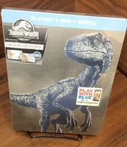 Jurassic World - Fallen Kingdom Steelbook (Blu-ray+DVD+Digital) NEW-Free Box S&amp;H - £23.02 GBP