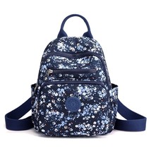 Vento Marea Mini Backpack 2021 Flower Printing Women  Bag Preppy Style Waterproo - £55.08 GBP