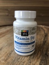 365 Everyday Value Vitamin D3 25mcg (1000 IU) 100 Softgels - Exp 1/24 - $15.85