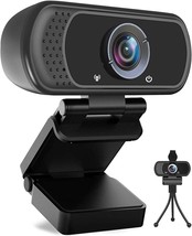 HD Webcam 1080P with Microphone, PC Laptop Desktop USB Webcams, Pro Streaming - £23.05 GBP