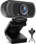 HD Webcam 1080P with Microphone, PC Laptop Desktop USB Webcams, Pro Stre... - £22.16 GBP