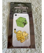 NEW Mojang Minecraft Green Creeper Yellow Cheetah Sticker Decals - $7.37 CAD