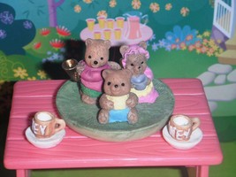Darling Bear Dollhouse Tea Set fits Fisher Price Loving Family Dollhouse Accesso - £13.29 GBP