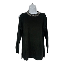 Cato Women&#39;s Black Long Sleeved Cold Shoulder Sweater Size XS - £18.27 GBP