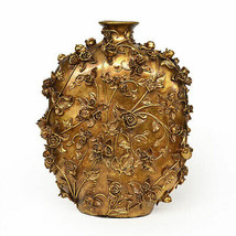 AFD Home 11207998 Golden Garden Jar Vase, Gold - £193.83 GBP