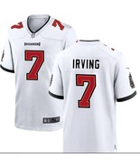 Bucky Irving #7 Bucs Men&#39;s Away White Replica Jersey - All Stitched - $82.27 CAD