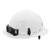 Milwaukee Tool 48-73-1121 Full Brim White Full Brim Hard Hat W/6Pt Ratcheting - £42.45 GBP