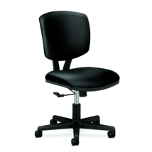 HON Volt Task Chair with SofThread Leather, in Black (H5701) - $279.99