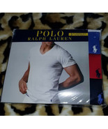 POLO Ralph Lauren 3 Pk Men&#39;s Classic Fit Cotton V-Neck T-Shirts, Sz. S(U... - £27.56 GBP