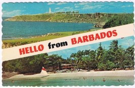 Postcard Hello Barbados Whitehaven St Philip Royal Yacht Club Beach St M... - £3.15 GBP