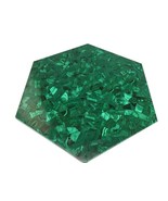 24&quot; Malachite Stone Coffee Table Top Gemstone Center Table Octagon Handm... - $1,488.24