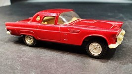 1956 Ford T-BIRD 1/40 Scale Die Cast Vehicle Car Metallic Red Maroon Mastio - £11.93 GBP