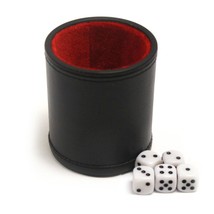 Professional Dice Cup with Five Dice - £19.22 GBP