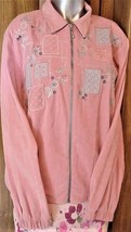 Alfred Dunner Light Pink Jacket Sz 12P NWOT Silver Glitter - £75.93 GBP