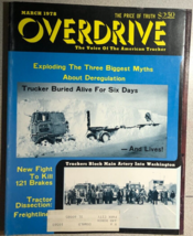 OVERDRIVE vintage Trucking Magazine March 1978 - £27.68 GBP