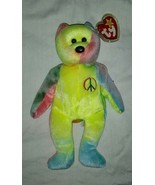Ty Beanie Baby Babies~PEACE BEAR~Solid Neon Yellow~RARE HTF Plush Collec... - $21,253.34 CAD