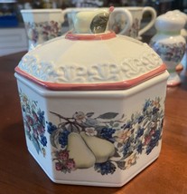 Vintage Avon Sweet Country Harvest Candy Trinket Dish, Tea/coffee Canister - £12.54 GBP