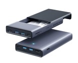 Usb-C Hub With Hard Drive Enclosure, 2-In-1 Type-C Docking Station &amp; 2.5... - $60.99