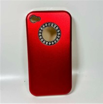 Brillante Rojo Funda para IPHONE 4 - £7.10 GBP