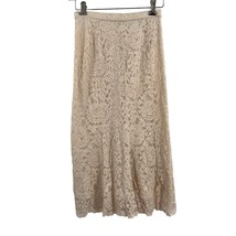 Uniqlo Cream Lace Pencil Skirt Size XS  - £18.60 GBP
