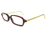 Vintage La Eyeworks Gafas Monturas SUDE 661 Transparente Rojo Amarillo 5... - $64.89