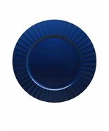 Waved Scalloped Acrylic 13&quot; Charger Plate - Navy Blue (1) - €8,45 EUR