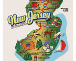 New Jersey State Map Die Cut Sticker - $5.40