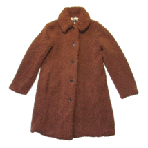NWT J.Crew Teddy Sherpa Lady Coat in Appalachian Brown Cozy Furry Jacket S - £109.51 GBP