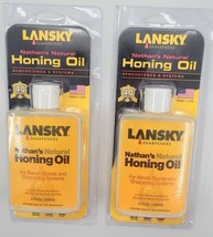 Lansky Nathan&#39;s Honing Oil 4 oz Bottle 2 Pack for Knife Blade Sharpening - £12.72 GBP