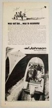 1967 Print Ad Johnson Sea-Horse 40 Twin Outboard Motor Waukegan,IL - £9.05 GBP