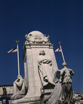 Statue of Christopher Columbus front of Union Station Washington DC Photo Print - £6.79 GBP+