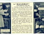 Pitney Bowes Postage Meter Company  Mailomat Souvenir  Postcard 1940&#39;s - $11.88