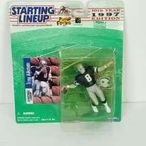 1997 Starting Lineup NFL Dallas Cowboys Troy Aikman Football Figurine &amp; Card New - £14.20 GBP