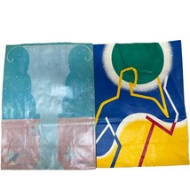 2 VTG Bloomingdales Paper Shopping Bags Graves 1984 &amp; Javier Romero 1987 - $38.61