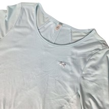 Under Armour Women&#39;s Loose Fit Heat Gear T Shirt Size Large Sky Blue Ath... - $14.58