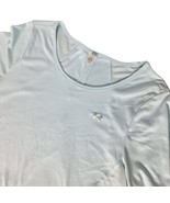 Under Armour Women&#39;s Loose Fit Heat Gear T Shirt Size Large Sky Blue Ath... - $14.58