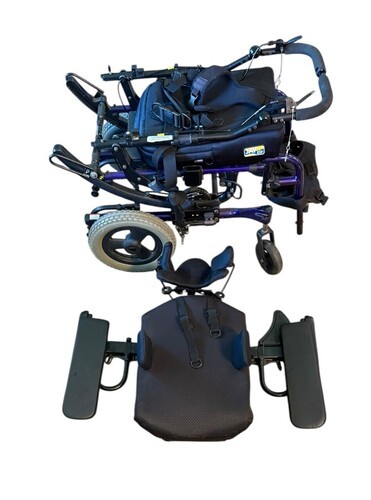 Quickie Iris Tilt-In-Space Manual Wheelchair w/ Jay Zip Seat & Back System Youth Item image 15