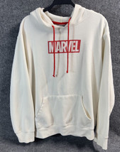 Marvel Hoodie Sweatshirt Mens XL White X-Men All Over Graphic Front Back... - $21.58