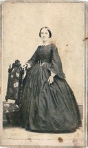  Persis Jane Eveleth wife of Joshua Frost Tannatt CDV Photo - Springfiel... - £15.44 GBP