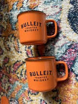 Bulleit Bourbon Whiskey Ceramic Coffee Tea Mule Mug Cup Orange Black Cam... - $12.99