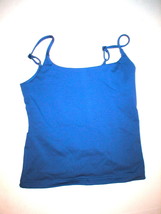 Womens Becca Sport Yoga Top Bra Blue Small Adjustable Straps Pilates Wal... - $29.70