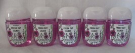 Bath &amp; Body Works PocketBac Hand Gel Lot Set of 5 FRESH CUT LILACS - £13.87 GBP