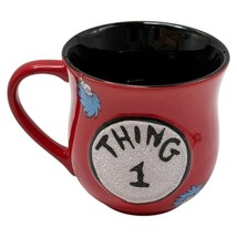 Dr Seuss Thing 1 Coffee Mug Red Ceramic 16 oz Universal Island 2007 - $21.77