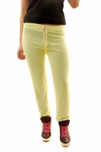 SUNDRY Womens Sweatpants Comfortable Minimalistic Cosy Fit Yellow Size S - £46.61 GBP