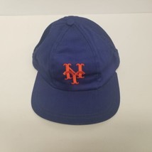 Vintage New York Mets MLB Fitted Blue Hat, Size Medium, MLB Promo Co. - £17.09 GBP
