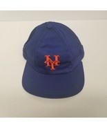 Vintage New York Mets MLB Fitted Blue Hat, Size Medium, MLB Promo Co. - £17.31 GBP