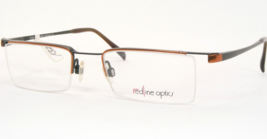 Redline optics RH 116 49 Kupfer/Grün Einzigartig Selten Brille 48-18-135 ( Noten - $52.46