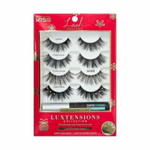 KISS Lash Couture Luxtension, False Eyelashes, Cashmere Jewel, 14mm-16mm... - $10.99