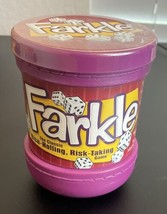 FARKLE Classic Dice Game in Pink Cup by Patch 2008 Edition - BRAND NEW S... - £15.68 GBP